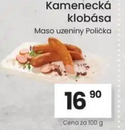 Kubík potraviny Kamenecká klobása nabídka