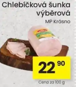 Kubík potraviny Chlebíčková šunka výběrová nabídka
