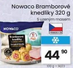 Kubík potraviny Nowaco Bramborové knedlíky nabídka