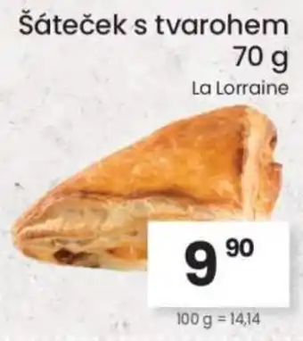 Kubík potraviny Šáteček s tvarohem nabídka