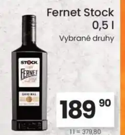 Kubík potraviny Fernet Stock nabídka