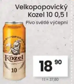 Kubík potraviny Velkopopovický Kozel nabídka