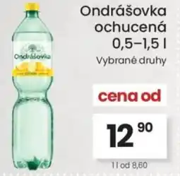 Kubík potraviny Ondrášovka ochucená nabídka