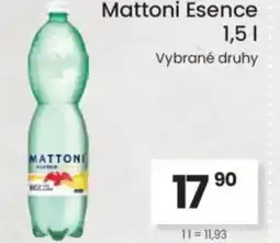 Kubík potraviny Mattoni Esence nabídka