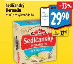 Albert Sedlčanský Hermelín nabídka