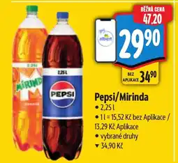 Albert Pepsi/Mirinda nabídka