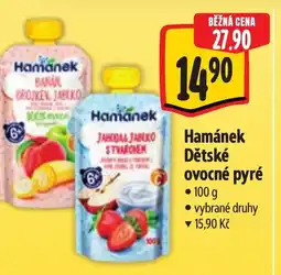 Albert Hamánek Dětské ovocné pyré nabídka