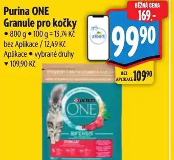Albert Purina ONE Granule pro kočky nabídka