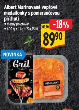 Albert Albert Marinované vepřové medailonky s pomerančovou příchutí nabídka
