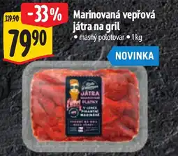 Albert Marinovaná vepřová játra na gril nabídka