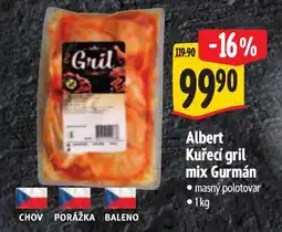 Albert Albert Kuřecí gril mix Gurmán nabídka