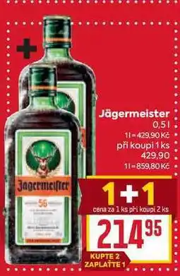 Billa Jägermeister 0,5l nabídka