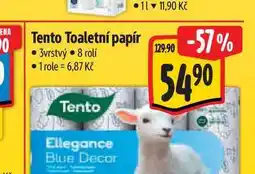 Albert Tento Toaletní papír 3vrstvý 8 rolí nabídka