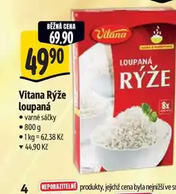 Albert Vitana Rýže loupaná - varné sáčky 800 g nabídka
