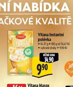 Albert Vitana Instantní polévka 14-27 g nabídka