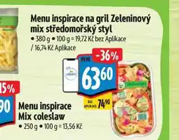 Albert Menu inspirace na gril Zeleninový mix středomořský styl 380 g nabídka