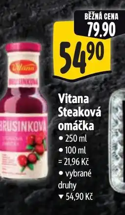 Albert Vitana Steaková omáčka nabídka