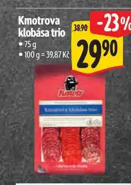 Albert Kmotrova klobása trio 75 g nabídka