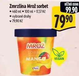 Albert Zmrzlina Mrož sorbet 460 ml nabídka