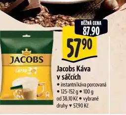 Albert Jacobs Káva v sáčcích instantní káva porcovaná 125-152 g nabídka