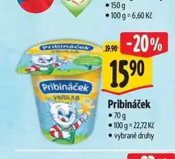Albert Pribináček 70 g nabídka