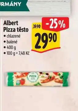 Albert Albert Pizza těsto chlazené 400 g nabídka