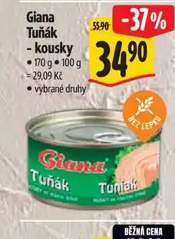 Albert Giana Tuňák - kousky 170 g nabídka