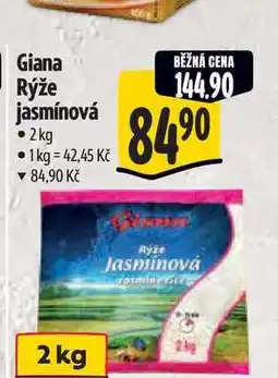 Albert Giana Rýže jasmínová 2kg nabídka