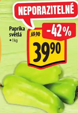 Albert Paprika světlá nabídka