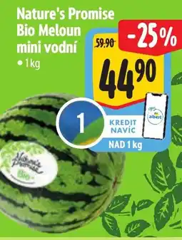 Albert Nature's Promise Bio Meloun mini vodní nabídka