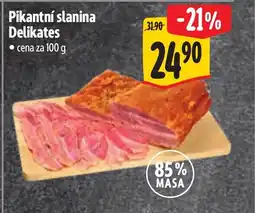 Albert Pikantní slanina Delikates nabídka