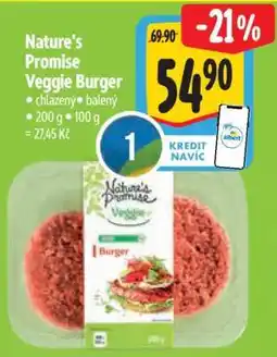 Albert Nature’s Promise Veggie Burger nabídka