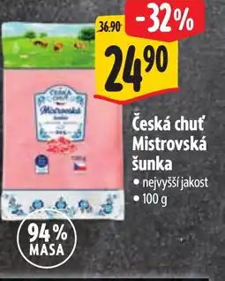Albert Česká chuť Mistrovská šunka nabídka