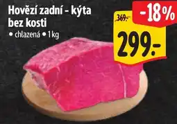 Albert Hovězí zadní - kýta bez kosti nabídka