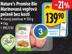 Albert Nature's Promise Bio Marinovaná vepřová pečeně bez kosti nabídka