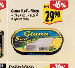 Albert Giana sleď - filety nabídka