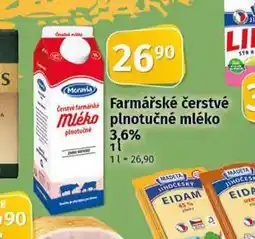 Coop Farmářské čerstvé mléko 3,6% nabídka