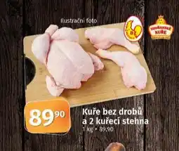Coop Kuře bez drobů + 2 kuřecí stehna nabídka