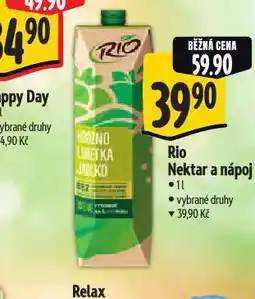 Albert Rio nektar a nápoj nabídka
