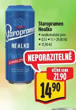 Albert Pivo staropramen nealko nabídka