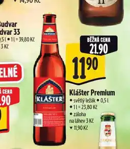 Albert Pivo klášter premium nabídka