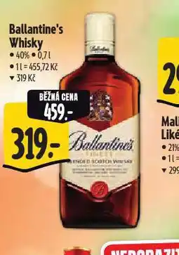 Albert Ballantine´s scotch whisky nabídka