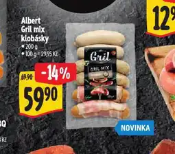 Albert Gril mix klobásky nabídka