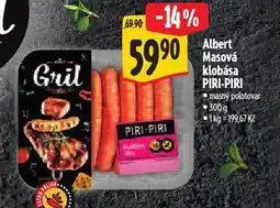 Albert Masová klobása piri-piri nabídka