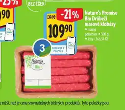 Albert Bio drůbeží masové klobásy nabídka