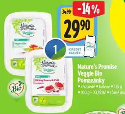 Albert Veggie bio pomazánky nabídka