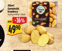 Albert Gurmánské brambory nabídka