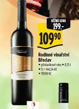 Albert Rodinné vinařství břeclav pálava nabídka