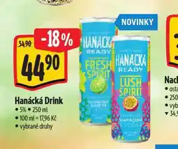 Albert Hanácká drink nabídka