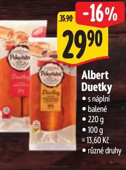Albert Albert Duetky nabídka